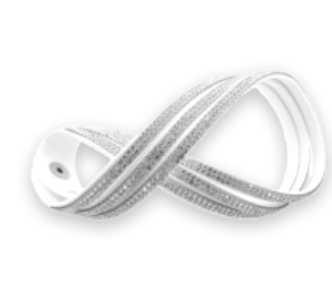 Luxe Zilveren Infinity Armband met Fijne Details
