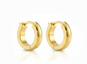 18K Gold Signature Hoops