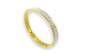 Luxe Gouden Armband Met Sprankelende Details